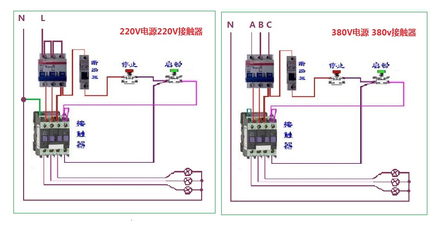 220v交流接触器接线图,第3张 220v交流接触器接线图,第3张